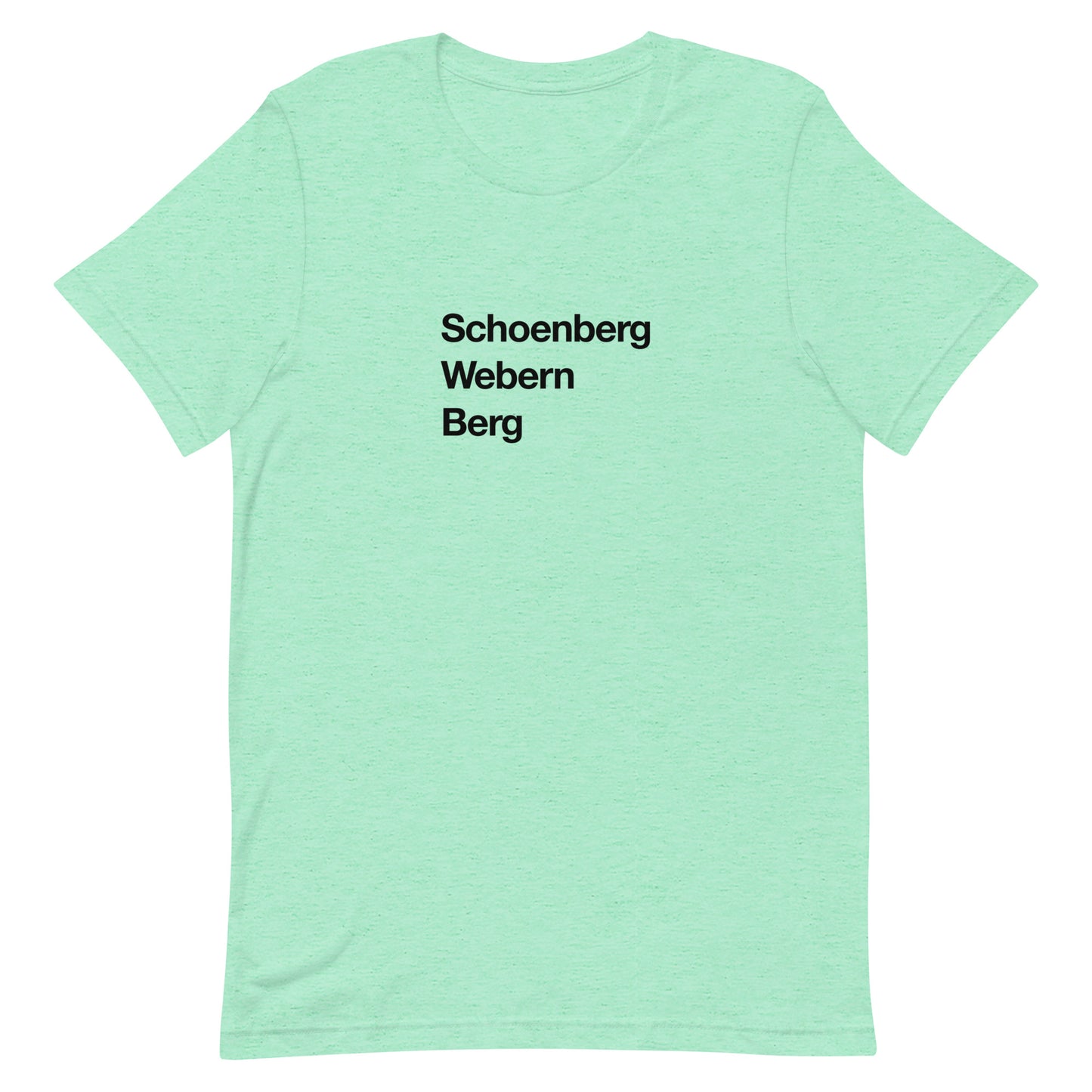 Schoenberg, Webern, and Berg t-shirt