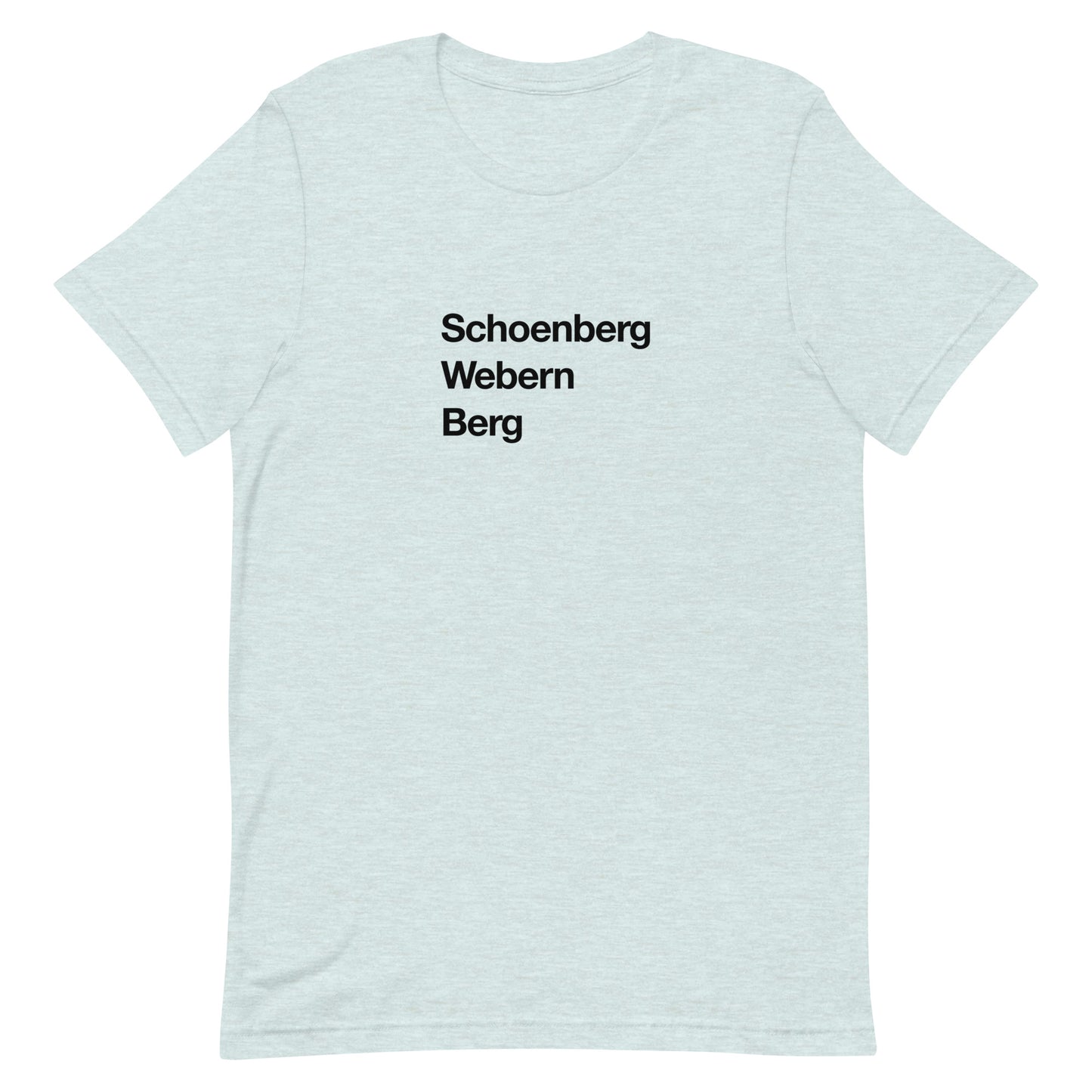 Schoenberg, Webern, and Berg t-shirt