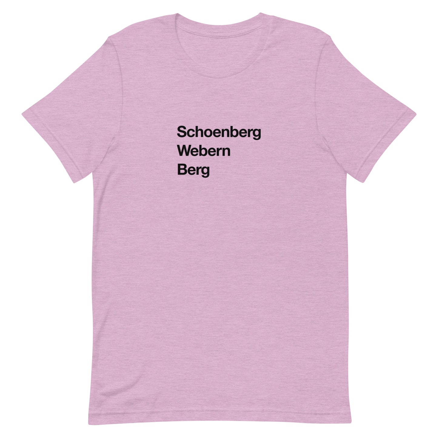 Schoenberg, Webern, and Berg t-shirt