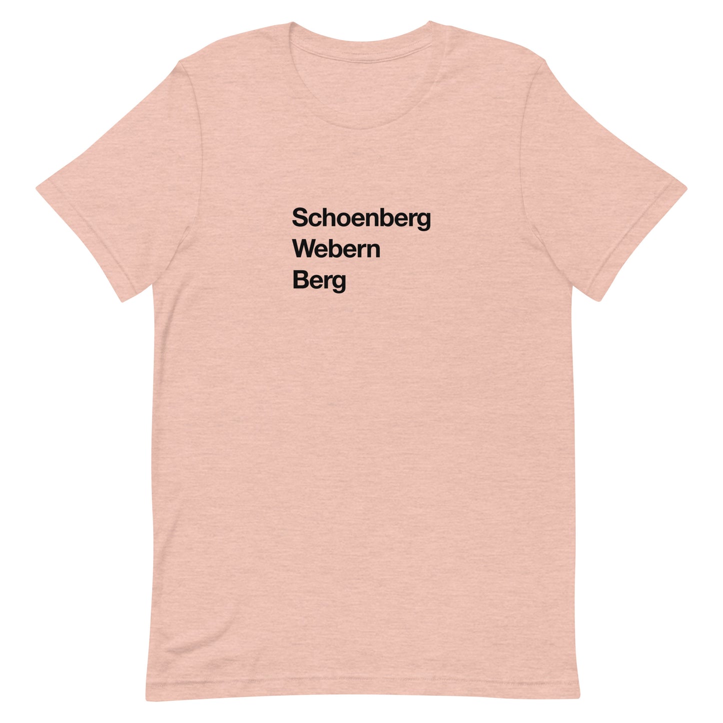 Schoenberg, Webern, and Berg t-shirt